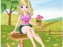 Girl Games, Anny in the Garden, Games-kids.com