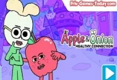 Apple and Onion Games, Apple and Onion Healthy Connections, Games-kids.com