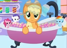 My Little Pony Games, Apple Jack Bubble Bath, Games-kids.com