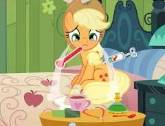 My Little Pony Games, Apple Jack Flu Treatment, Games-kids.com