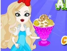 Ever After High Games, Apple White Cooking Coconut Ice Cream, Games-kids.com