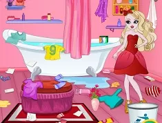 Ever After High Games, Apple White Messy Bathroom, Games-kids.com