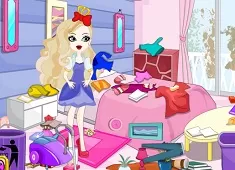 Ever After High Games, Apple White Messy Room Cleaning, Games-kids.com