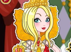 Ever After High Games, Apple White Royal Preparation, Games-kids.com