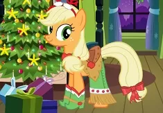 My Little Pony Games, Applejack Xmas Outfit, Games-kids.com