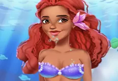 Makeover  Games, Aquatic Mermaid Beauty Makeover, Games-kids.com