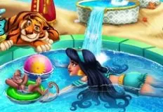 Aladdin Games, Arabian Princess Swimming Pool, Games-kids.com