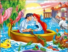 Little Mermaid Games,  Ariel and Eric Puzzle, Games-kids.com