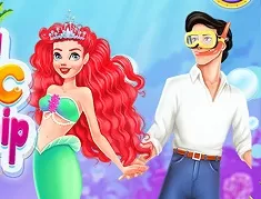 Little Mermaid Games, Ariel and Eric Vacationship, Games-kids.com