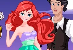 Little Mermaid Games, Ariel and Erics Halloween Makeover, Games-kids.com