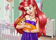 Little Mermaid Games, Ariel Baby Room Decoration, Games-kids.com