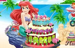 Little Mermaid Games, Ariel Cake Decor, Games-kids.com