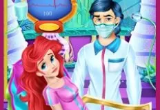 Little Mermaid Games, Ariel Cardiopulmonary Resuscitation, Games-kids.com