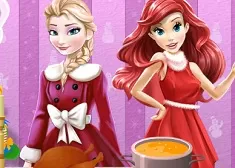 Little Mermaid Games, Ariel Christmas Dinner, Games-kids.com