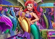 Little Mermaid Games, Ariel Closet, Games-kids.com
