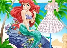 Little Mermaid Games, Ariel First Ball Dress, Games-kids.com