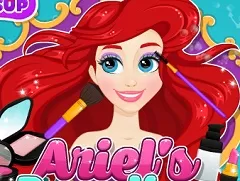 Little Mermaid Games, Ariel Glittery Makeover, Games-kids.com