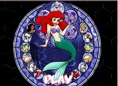 Little Mermaid Games, Ariel Hexa Puzzle, Games-kids.com