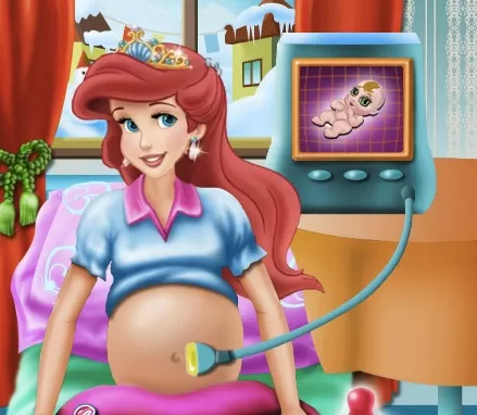 Little Mermaid Games, Ariel Maternity Doctor, Games-kids.com