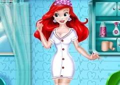 Little Mermaid Games, Ariel Nurse Fashion, Games-kids.com