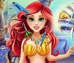 Princess Games, Ariel Real Hairstyle, Games-kids.com