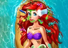 Little Mermaid Games, Princess Ariel Heal and Spa, Games-kids.com