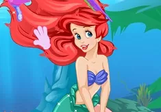 Little Mermaid Games, Ariel Underwater Hair Treatment, Games-kids.com