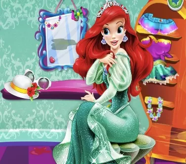 Little Mermaid Games, Ariel Wardrobe Cleaning, Games-kids.com