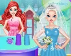 Little Mermaid Games, Ariel Wedding Dress Shop, Games-kids.com