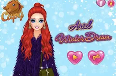 Little Mermaid Games, Ariel Winter Dream, Games-kids.com