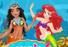 Little Mermaid Games, Ariels Mermaid 101, Games-kids.com