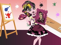 draculaura art class