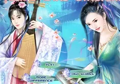 Differences Games, Asian Girl Differences, Games-kids.com