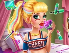 Girl Games, Audrey Cheerleader Real Makeover, Games-kids.com