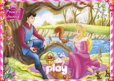 Sleeping Beauty Games, Aurora Hexagon Puzzle, Games-kids.com