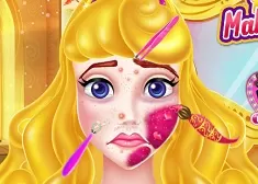 Sleeping Beauty Games, Aurora Makeup Salon, Games-kids.com