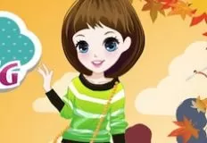 Girl Games, Autumn Outing , Games-kids.com