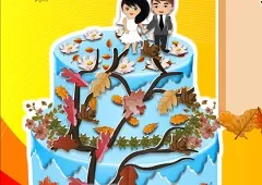 Cooking Games, Autumn Wedding Cake, Games-kids.com