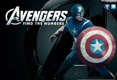 Avengers Games, Avengers Hidden Numbers, Games-kids.com