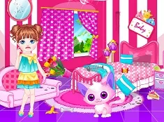 Baby Games, Baby and Her Pink Room, Games-kids.com