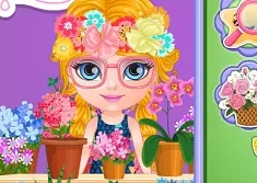 Barbie Games, Baby Barbie Flower Shop Slacking, Games-kids.com