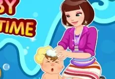 Baby Games, Baby Bath Time, Games-kids.com