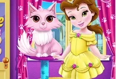 Beauty and The Beast Games, Baby Belle Adopt a Cat, Games-kids.com