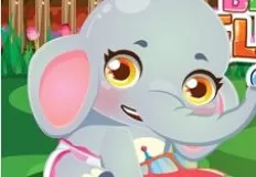 Animal Games, Baby Elephant Doctor, Games-kids.com