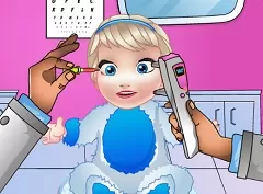 Frozen  Games, Baby Elsa Eye Doctor, Games-kids.com