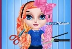 Frozen  Games, Baby Elsa Hairstyle Design, Games-kids.com