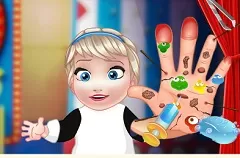 Frozen  Games, Baby Elsa Hand Doctor , Games-kids.com