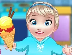 Frozen  Games, Baby Elsa Housemade Ice Cream, Games-kids.com