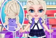 Frozen  Games, Baby Elsa School Haircuts, Games-kids.com