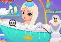 Frozen  Games, Baby Elsa Shower, Games-kids.com